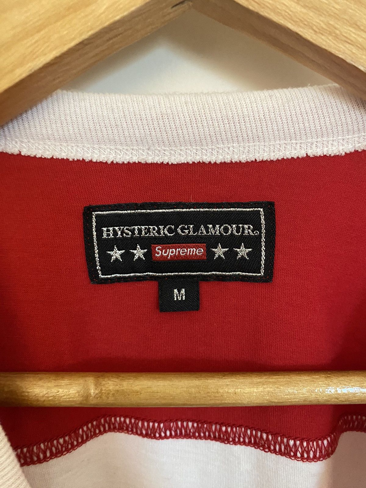 Hysteric Glamour Hysteric Glamour by Supreme White and Red Retro Tee Size US M / EU 48-50 / 2 - 7 Thumbnail