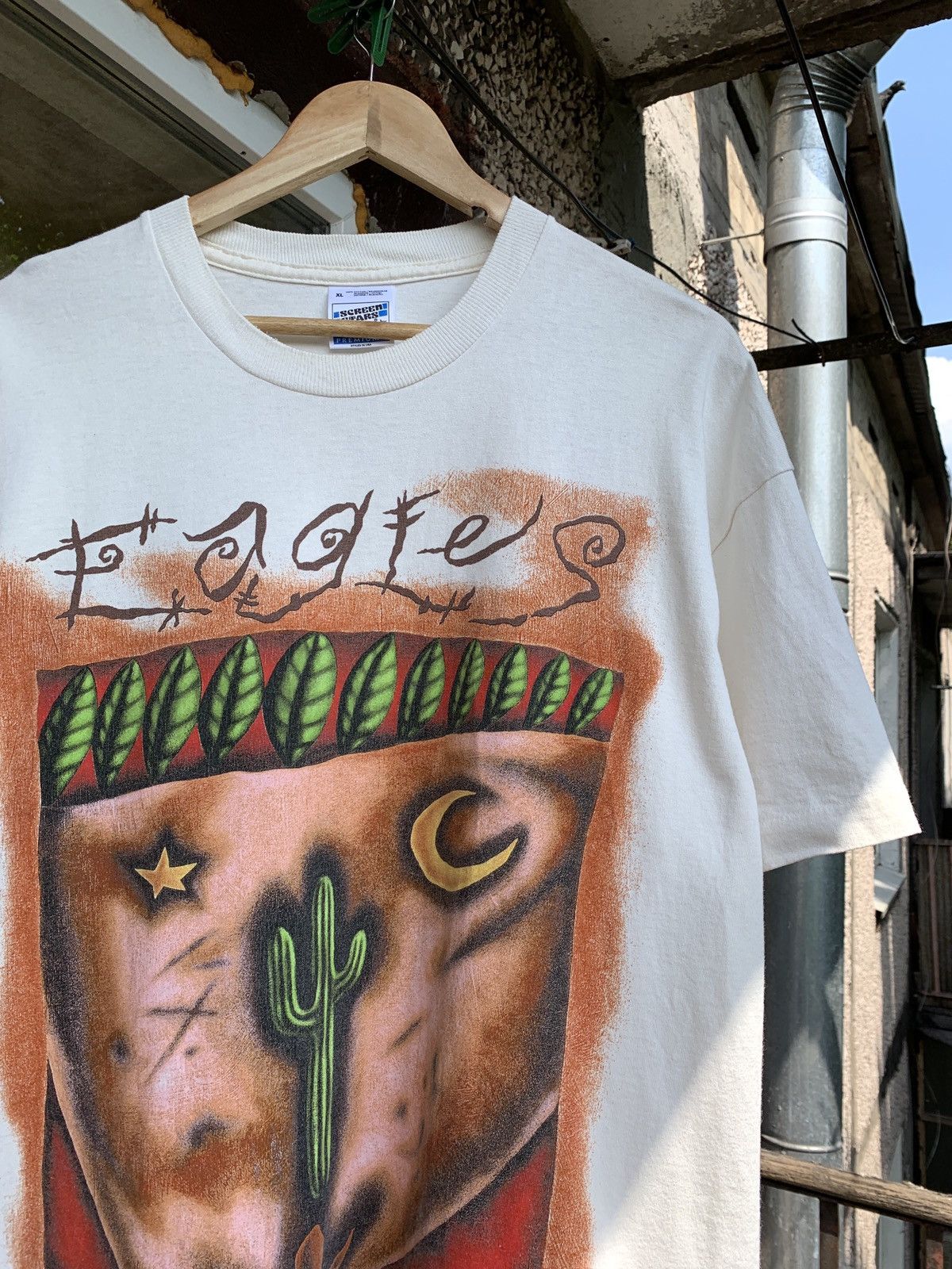 Band Tees 1996 Eagles World Tour Single Stitch Band T-Shirt Size US XL / EU 56 / 4 - 4 Thumbnail