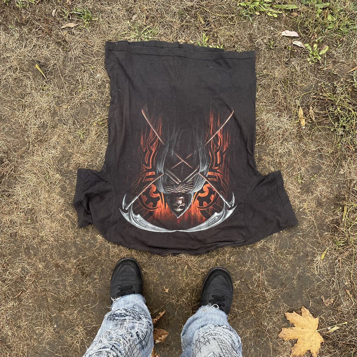 Band Tees Vintage Y2K Skulls Dead Face Vamp Horror Tee Rock Streetwear Size US M / EU 48-50 / 2 - 6 Thumbnail