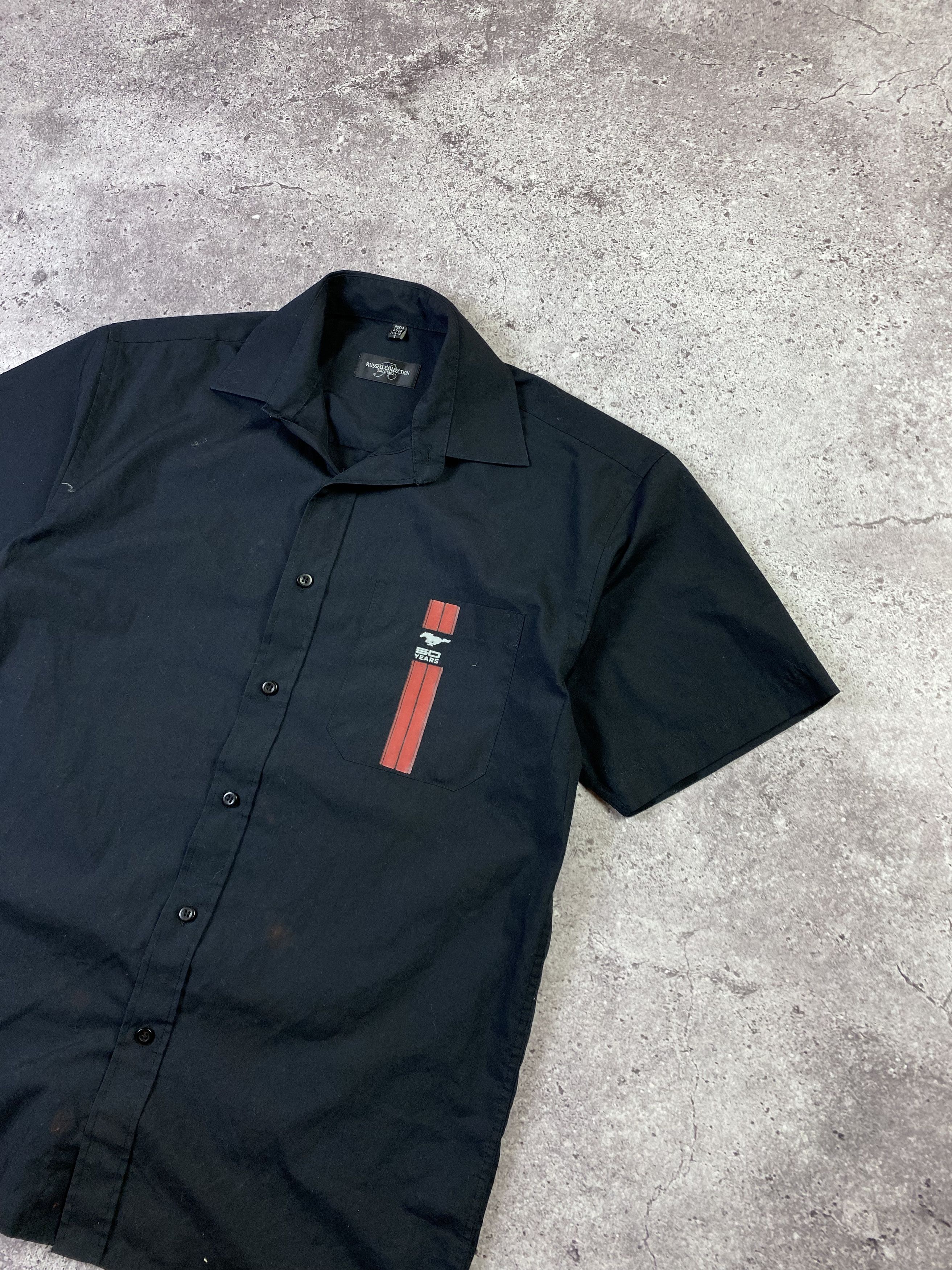 Harley Davidson Vintage Ford Mustang Short sleeve shirt 80s Size US S / EU 44-46 / 1 - 4 Thumbnail
