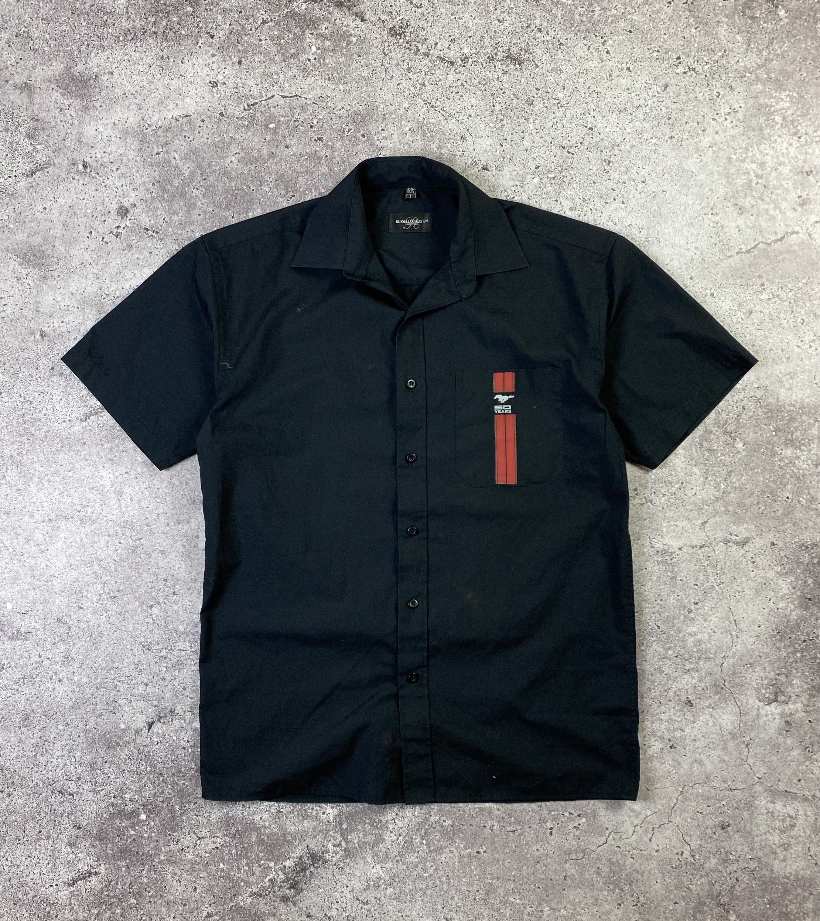 Harley Davidson Vintage Ford Mustang Short sleeve shirt 80s Size US S / EU 44-46 / 1 - 3 Thumbnail