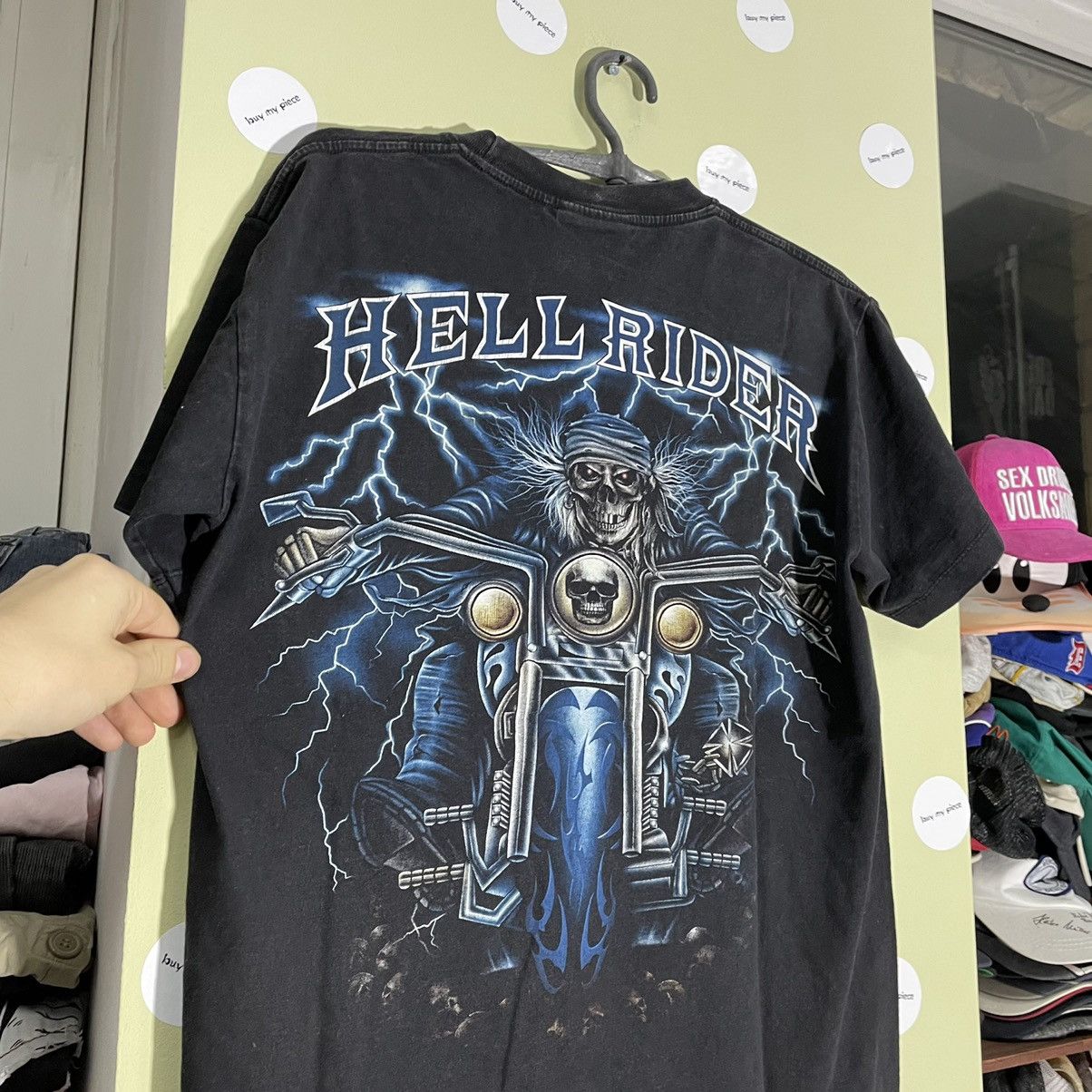 Band Tees Vintage 666 Y2K HellRider Monster Energy Face Tee Streetwear Size US M / EU 48-50 / 2 - 6 Thumbnail