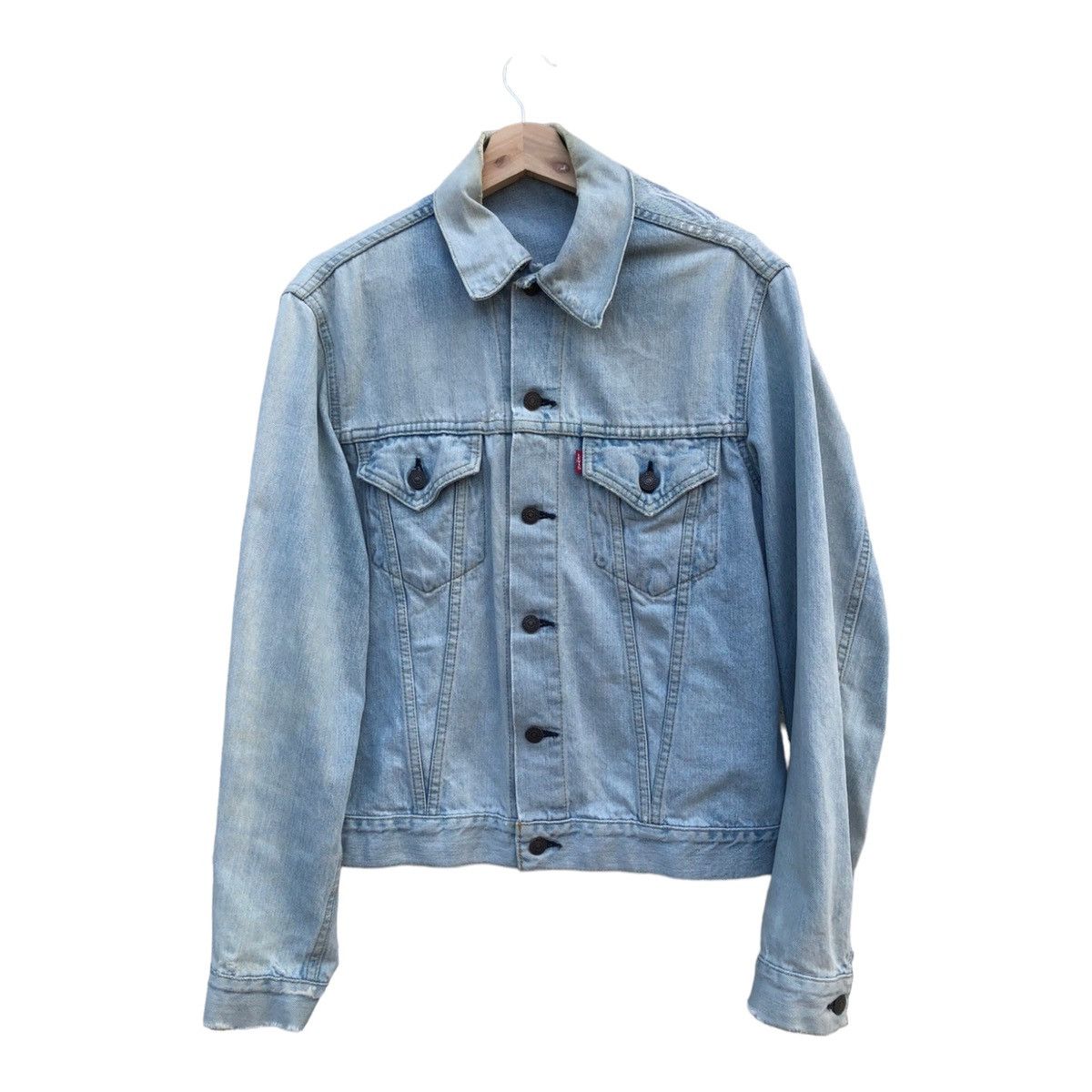Levi's × Levi's Vintage Clothing × Vintage 🔥Vintage🔥Levis Big E Button J30 Denim Jacket Destress Size US M / EU 48-50 / 2 - 1 Thumbnail
