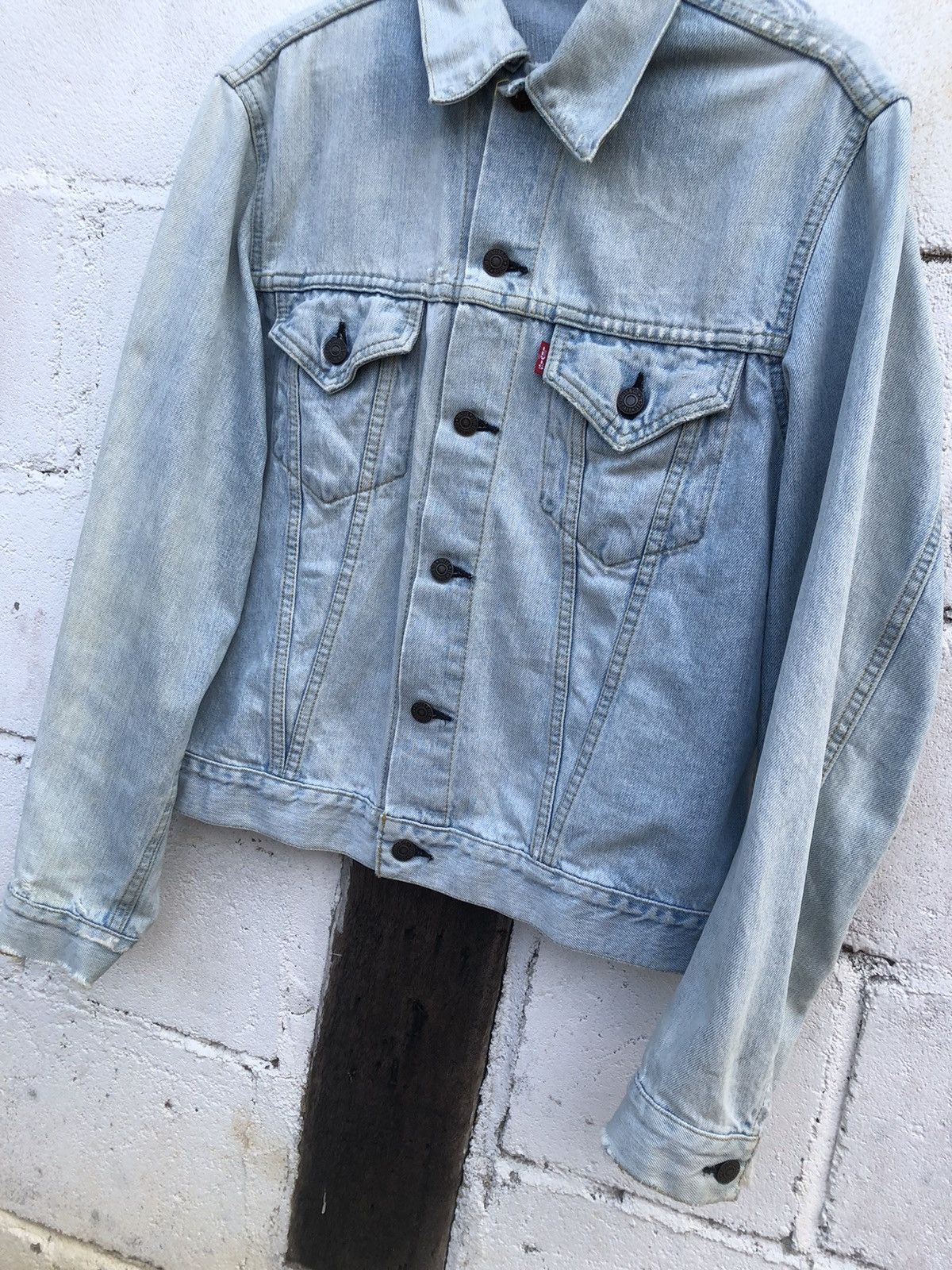 Levi's × Levi's Vintage Clothing × Vintage 🔥Vintage🔥Levis Big E Button J30 Denim Jacket Destress Size US M / EU 48-50 / 2 - 3 Thumbnail