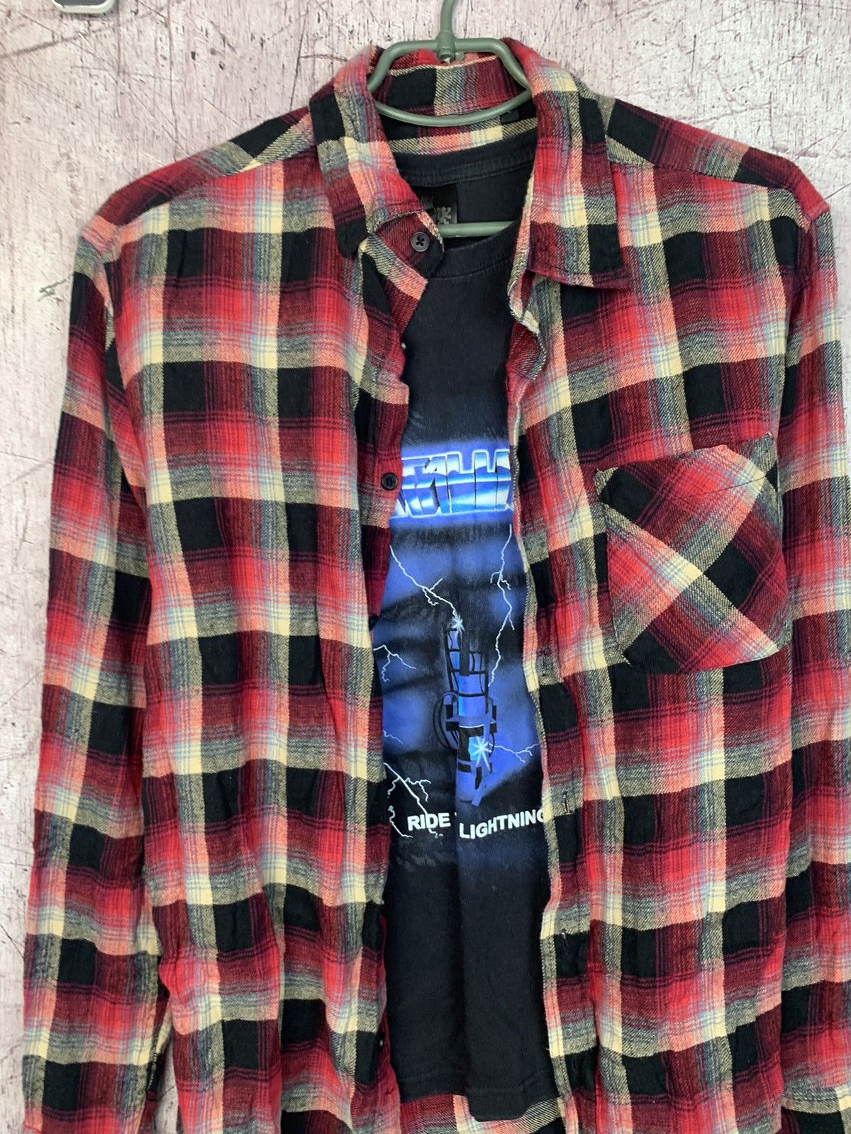 Flannel × Vintage Vintage Flannel Travis Style Y2K Shirt Size US L / EU 52-54 / 3 - 2 Thumbnail