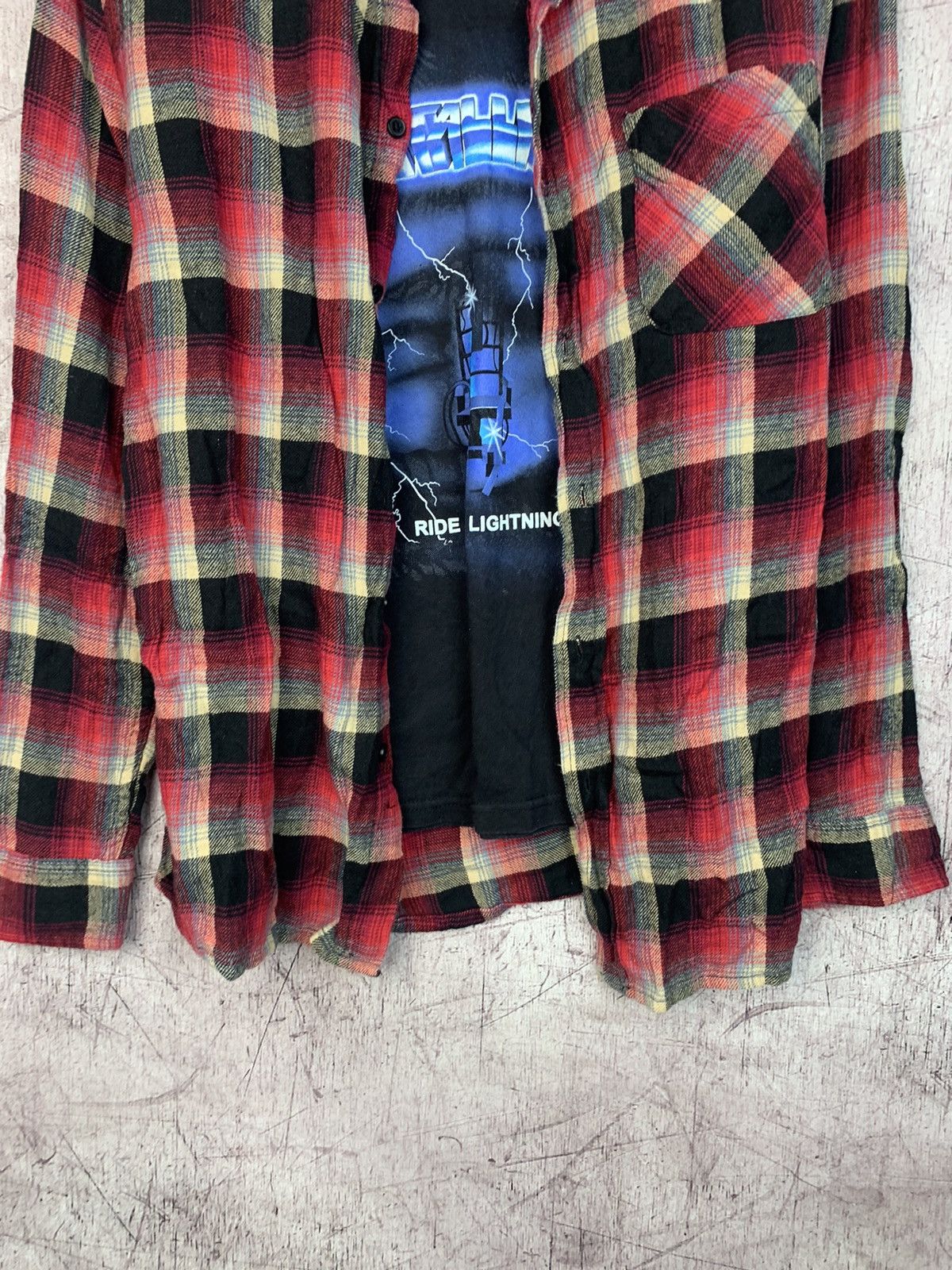 Flannel × Vintage Vintage Flannel Travis Style Y2K Shirt Size US L / EU 52-54 / 3 - 3 Thumbnail