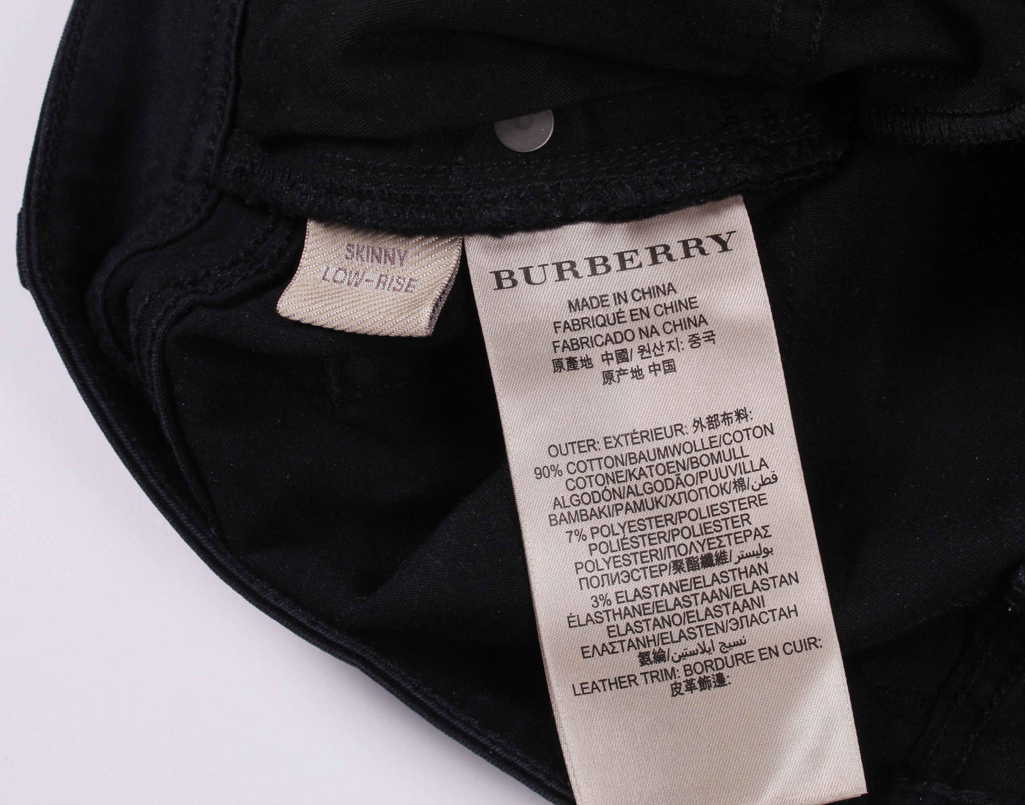 Burberry Burberry Brit Slim Low Rise Pants Trousers Size 28" / US 6 / IT 42 - 6 Thumbnail