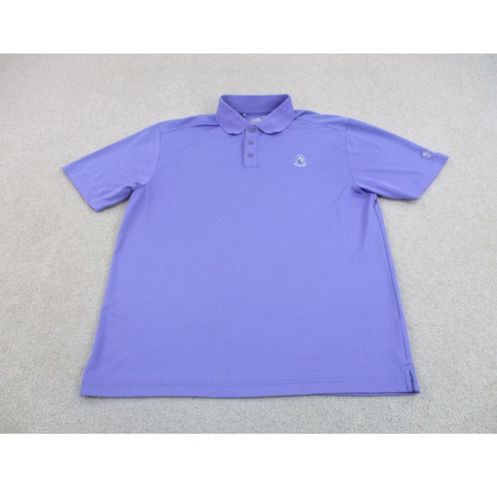 purple under armour polo