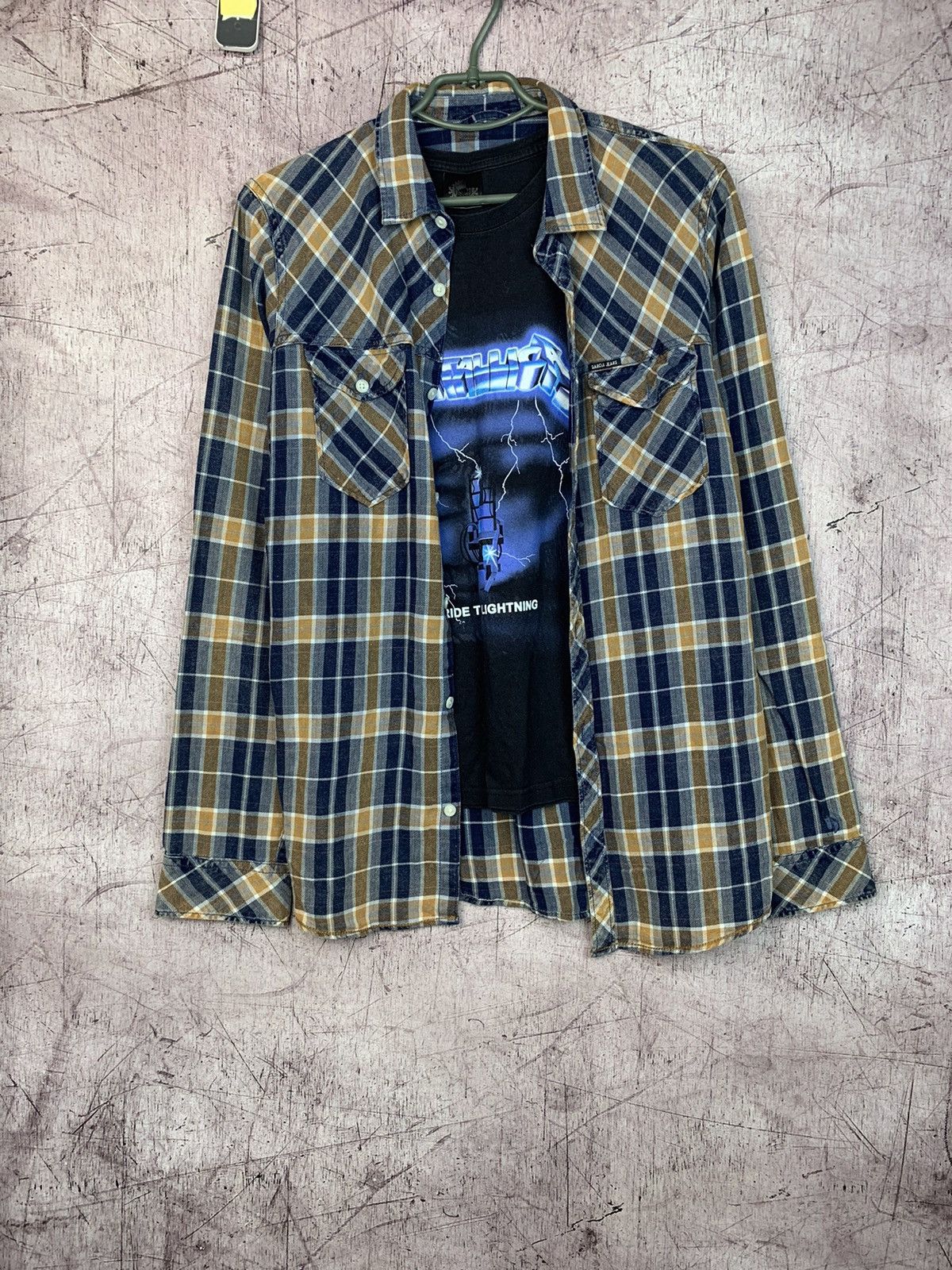 Flannel × Vintage Vintage Flannel Travis Style Y2K Shirt Size US L / EU 52-54 / 3 - 1 Thumbnail