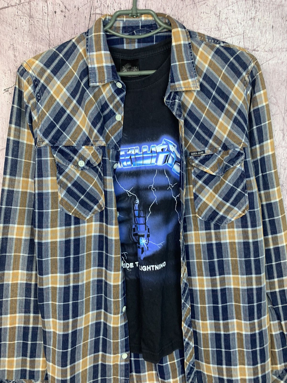 Flannel × Vintage Vintage Flannel Travis Style Y2K Shirt Size US L / EU 52-54 / 3 - 2 Thumbnail