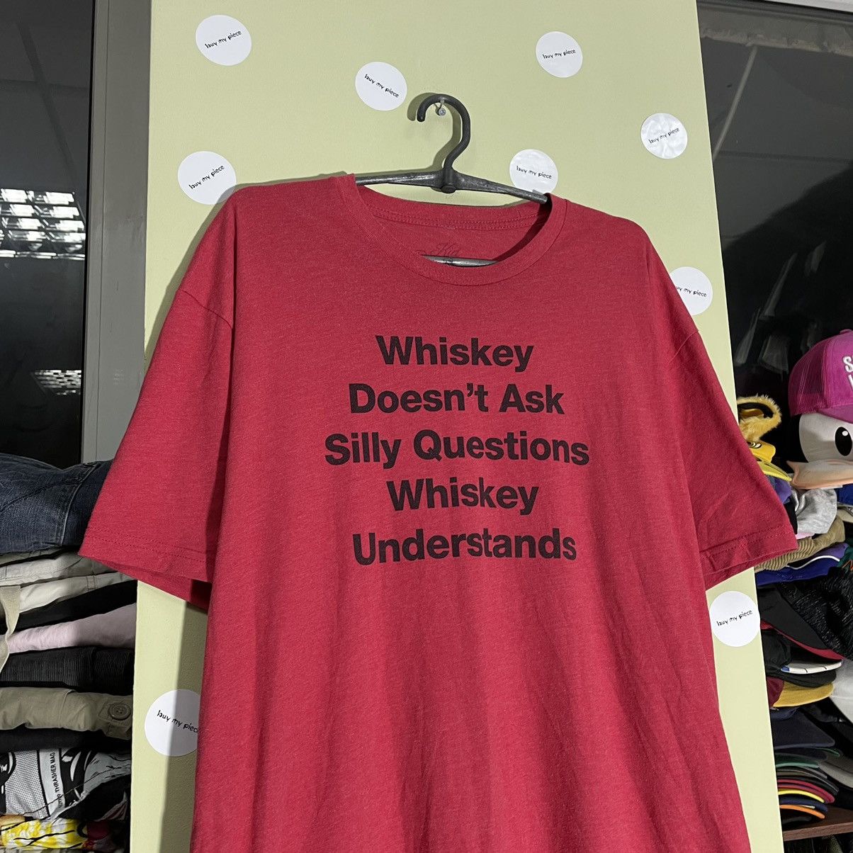 Vintage Vintage Y2K Graphic Tee Whiskey Drink Understand Streetwear Size US XL / EU 56 / 4 - 4 Thumbnail