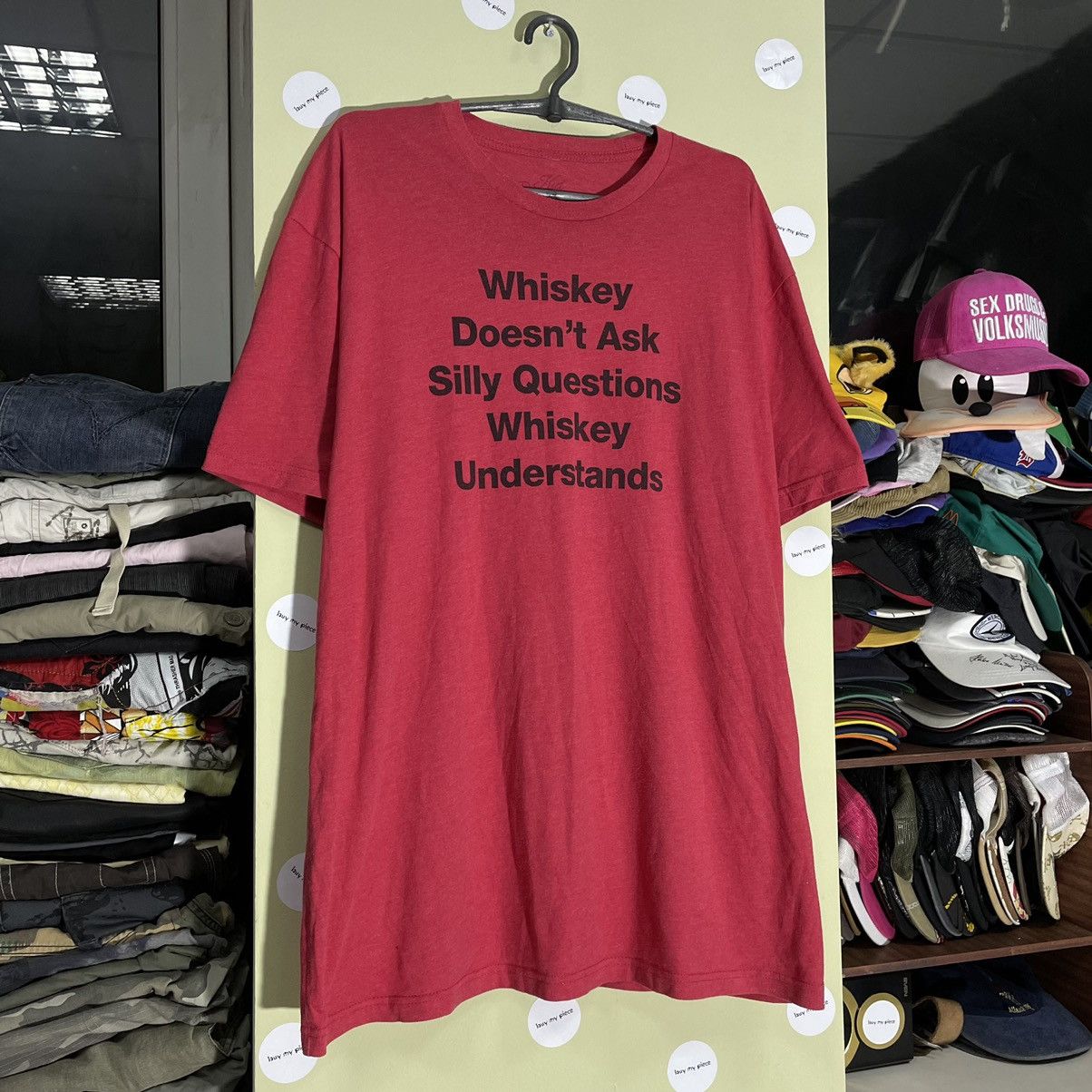 Vintage Vintage Y2K Graphic Tee Whiskey Drink Understand Streetwear Size US XL / EU 56 / 4 - 3 Thumbnail