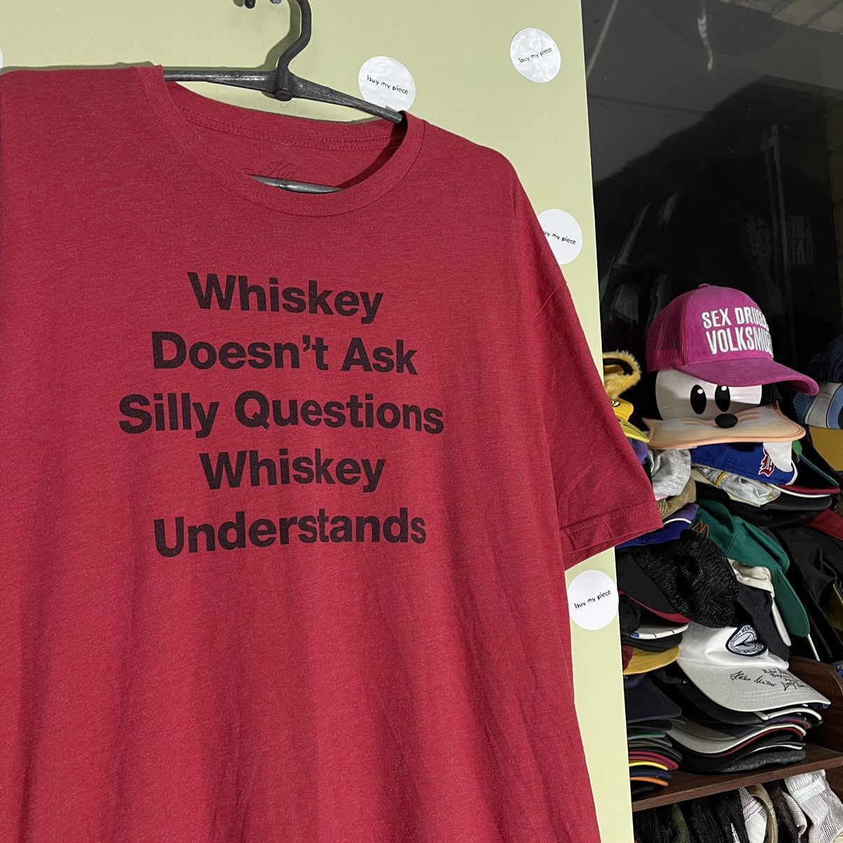 Vintage Vintage Y2K Graphic Tee Whiskey Drink Understand Streetwear Size US XL / EU 56 / 4 - 5 Thumbnail