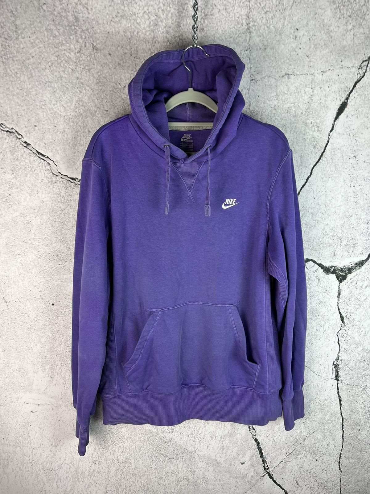 Nike Vintage 00s blue Purple Hype color Hoodie