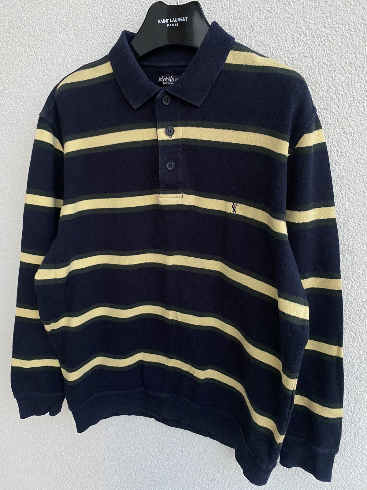 Vintage 90’s YSL Sweatshirt Size US M / EU 48-50 / 2 - 1 Thumbnail