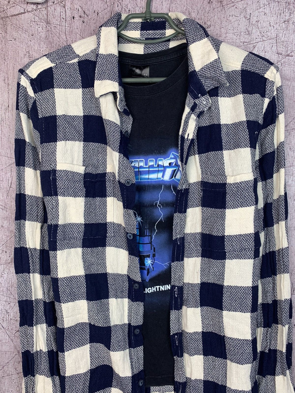 Flannel × Vintage Vintage Flannel Travis Style Y2K Shirt Size US L / EU 52-54 / 3 - 2 Thumbnail