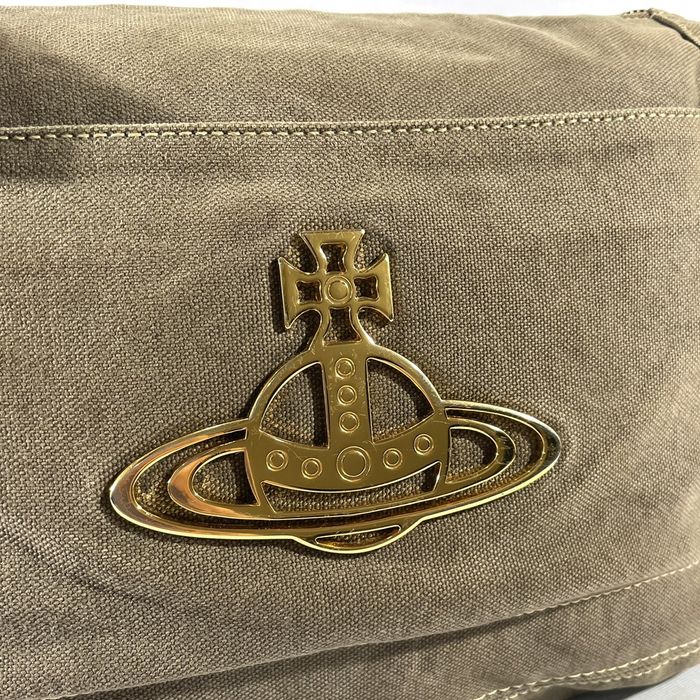 Vivienne Westwood Orb Canvas Crossbody Bag Grailed