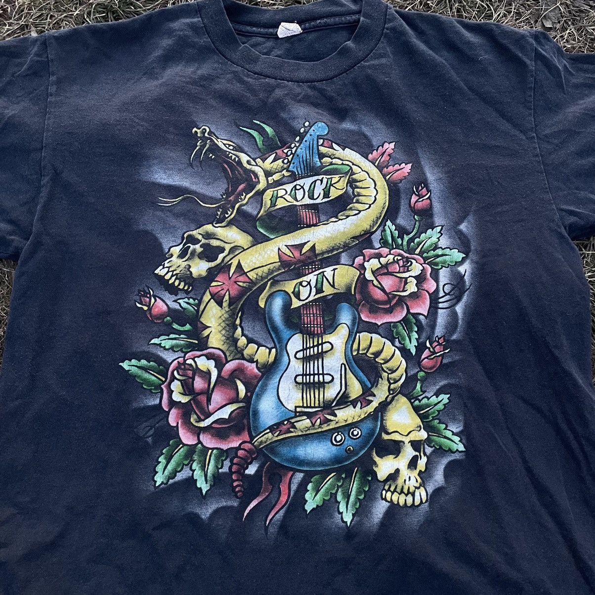 Band Tees Vintage 90s Tee 90s 666 Skulls Sexy Vamp Dead Face Size US L / EU 52-54 / 3 - 4 Thumbnail