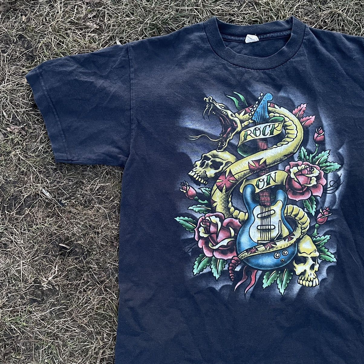 Band Tees Vintage 90s Tee 90s 666 Skulls Sexy Vamp Dead Face Size US L / EU 52-54 / 3 - 3 Thumbnail