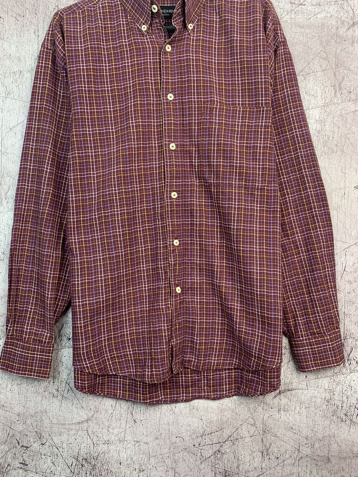 Vintage × Yves Saint Laurent Vintage Yves Saint Lauren YSL Shirt Size US M / EU 48-50 / 2 - 3 Thumbnail