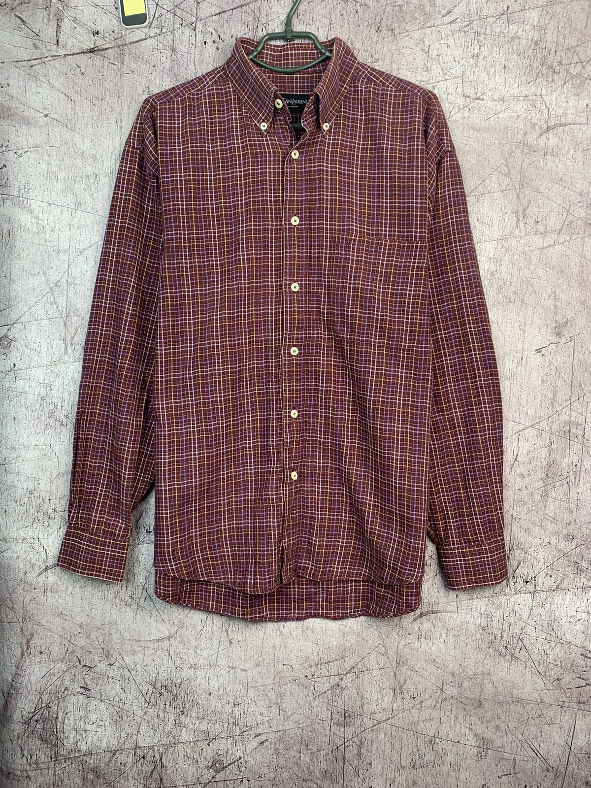 Vintage × Yves Saint Laurent Vintage Yves Saint Lauren YSL Shirt Size US M / EU 48-50 / 2 - 1 Thumbnail