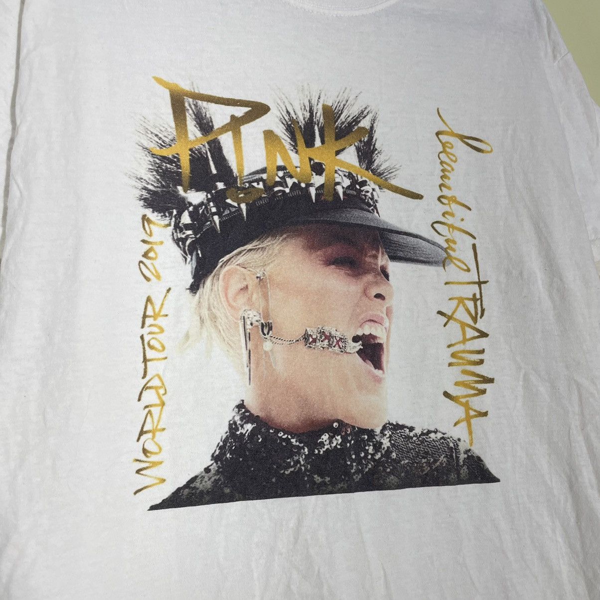 Vintage Vintage Y2K Sun Faded Graphic Tee Art Print Streetwear M Size US M / EU 48-50 / 2 - 5 Thumbnail
