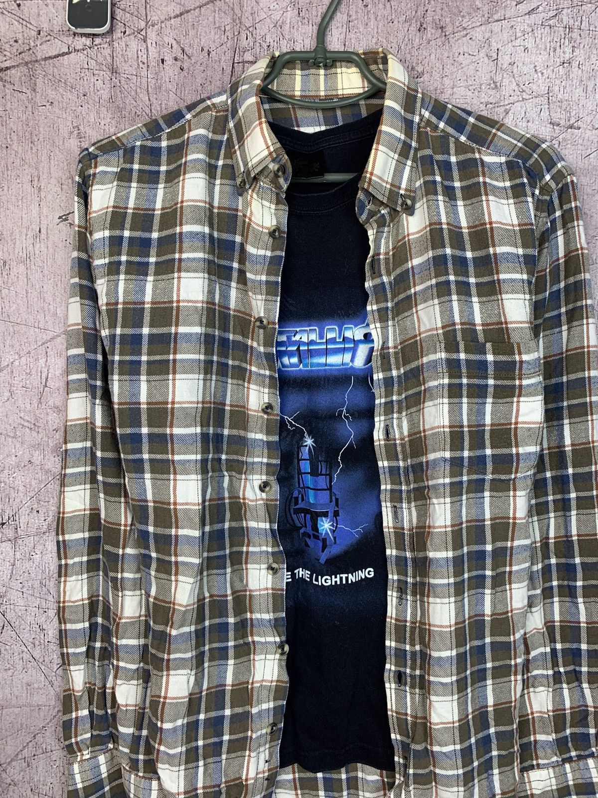 Flannel × Vintage Vintage Flannel Travis Style Y2K Shirt Size US M / EU 48-50 / 2 - 2 Thumbnail