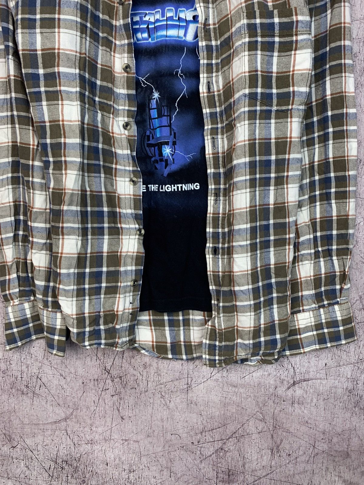Flannel × Vintage Vintage Flannel Travis Style Y2K Shirt Size US M / EU 48-50 / 2 - 3 Thumbnail