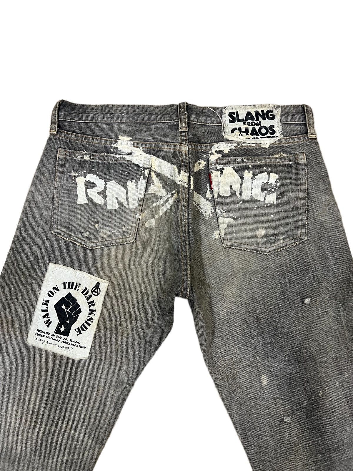Hysteric Glamour × Japanese Brand × Seditionaries 1990s 🇯🇵 Edition "Anarchy" Motif Art Seditionaries Denim Size US 31 - 6 Thumbnail