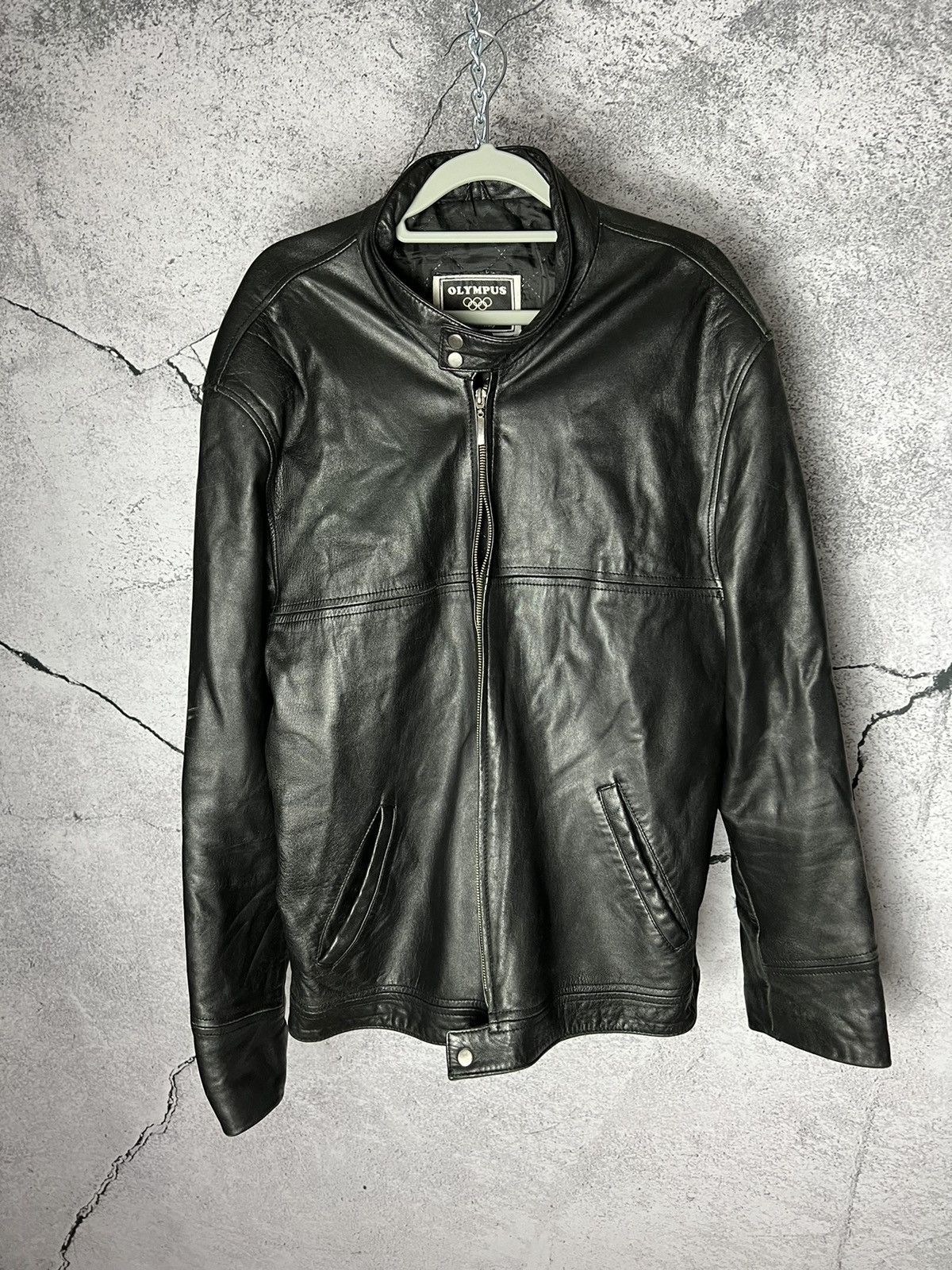 Vintage Vintage avant garde high quality leather jacket Size US XL / EU 56 / 4 - 2 Thumbnail