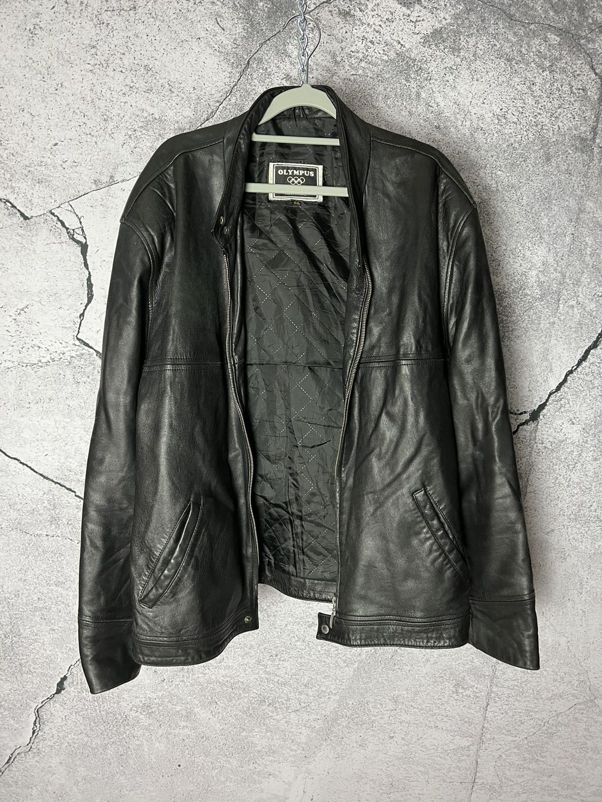 Vintage Vintage avant garde high quality leather jacket Size US XL / EU 56 / 4 - 1 Thumbnail