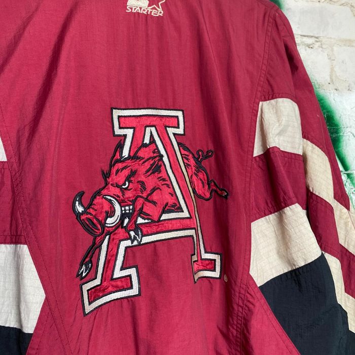 Vintage 90s Starter Arkansas Razorbacks Jacket | Grailed