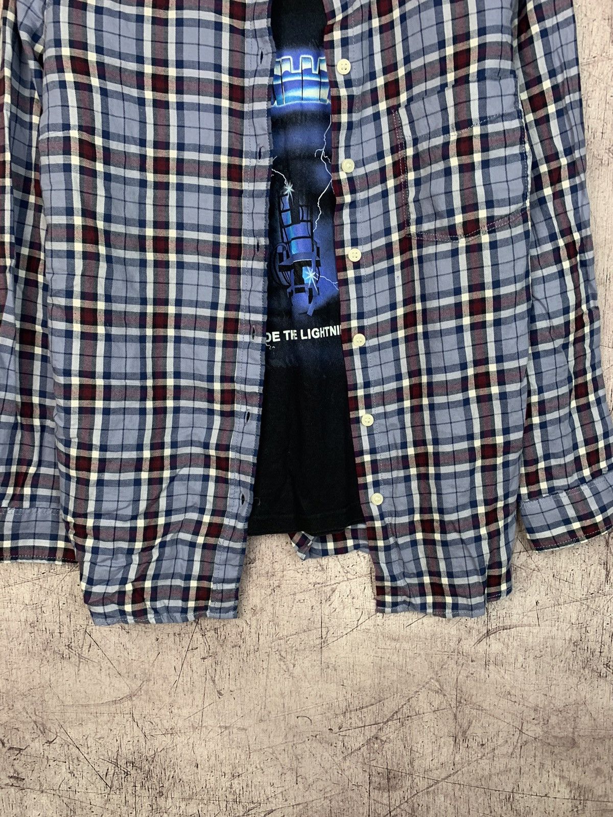 Flannel × Vintage Vintage Flannel Travis Style Y2K Shirt Size US M / EU 48-50 / 2 - 3 Thumbnail