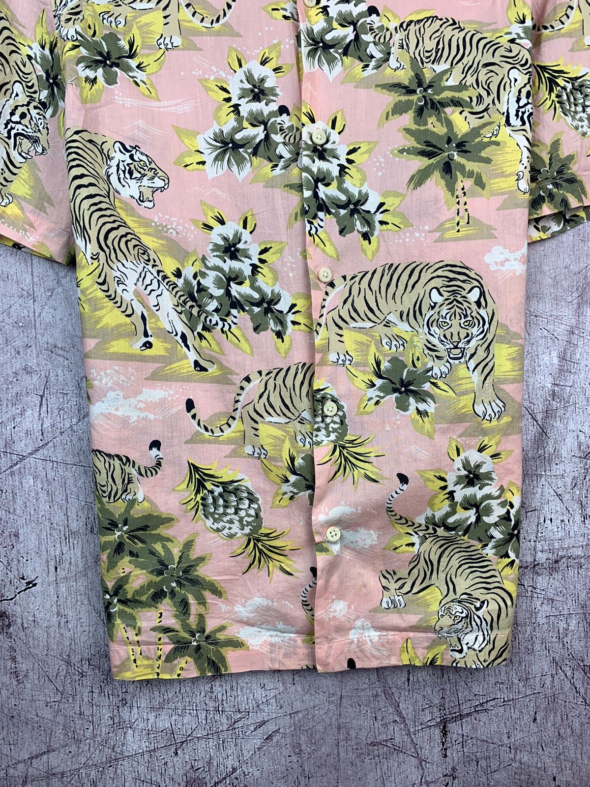 Other Vintage Hawaiian Aloha Tiger Mens Shirt Size US M / EU 48-50 / 2 - 2 Thumbnail