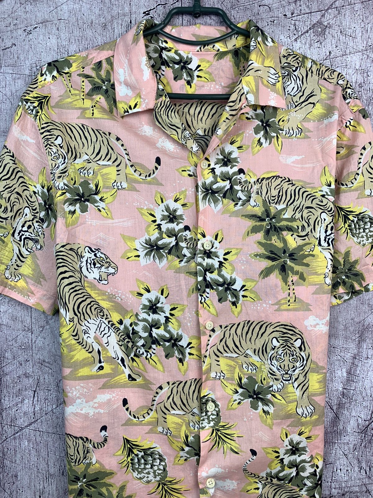 Other Vintage Hawaiian Aloha Tiger Mens Shirt Size US M / EU 48-50 / 2 - 3 Thumbnail