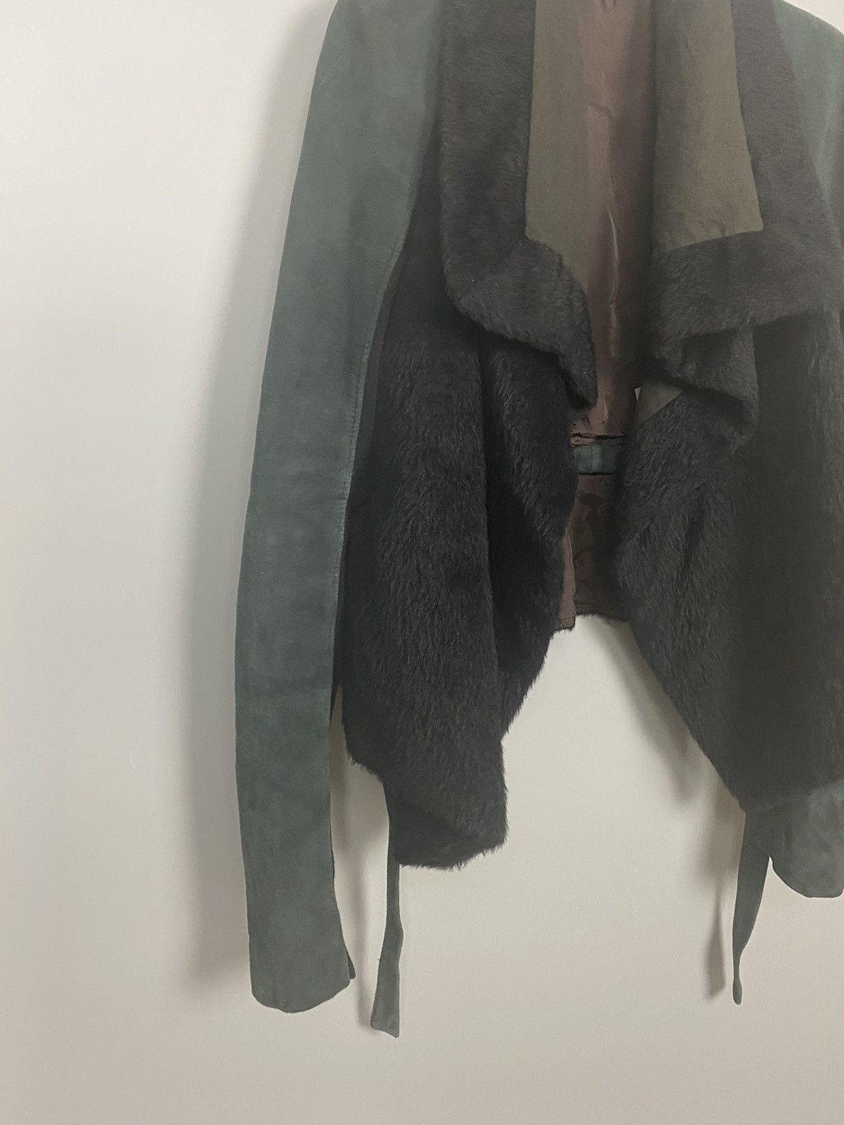 Rick Owens FW07 ‘EXPLODER’ Alpaca Hair/Lamb Draped Exploder Jacket Size US XS / EU 42 / 0 - 5 Thumbnail