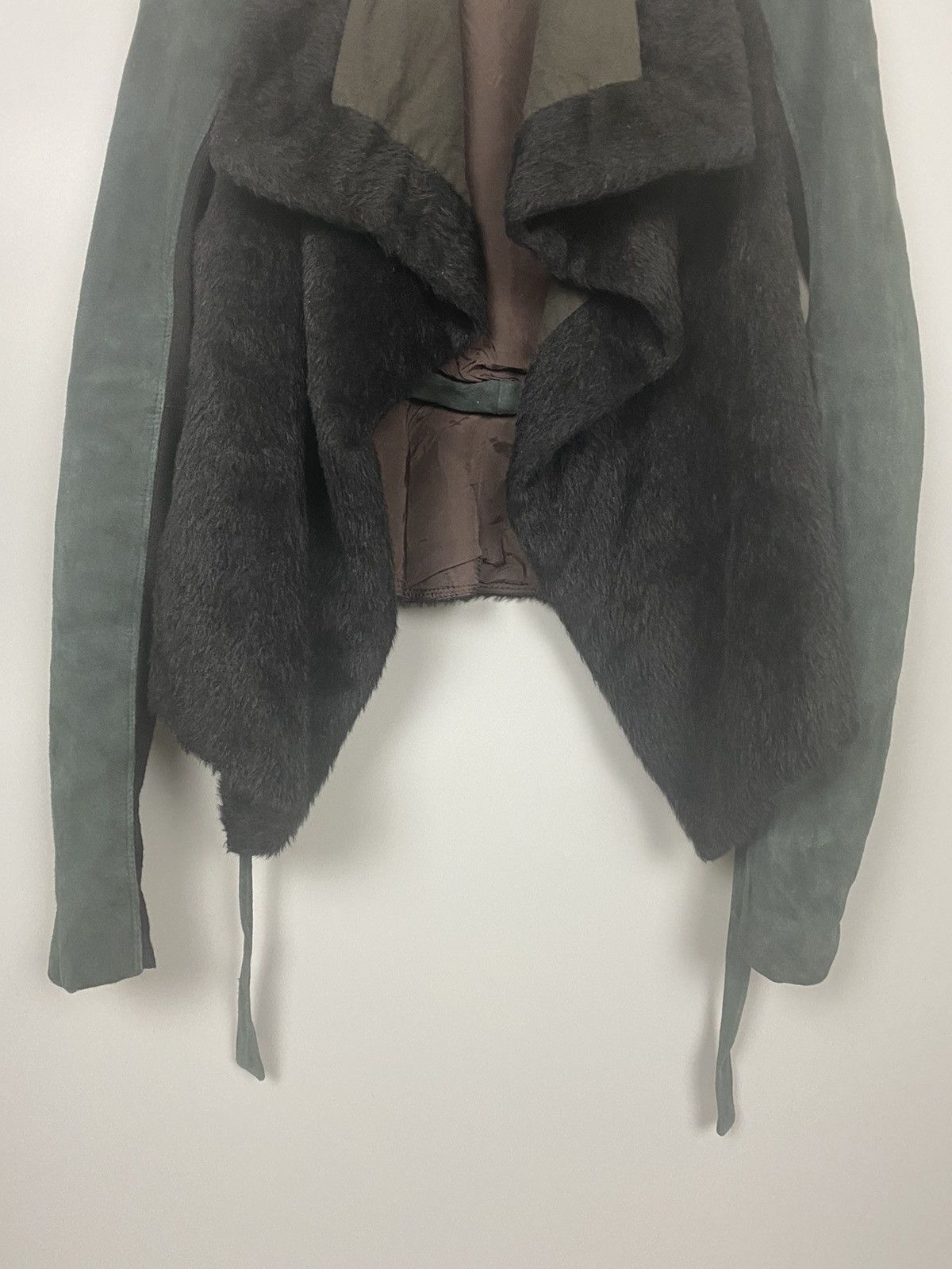 Rick Owens FW07 ‘EXPLODER’ Alpaca Hair/Lamb Draped Exploder Jacket Size US XS / EU 42 / 0 - 4 Thumbnail