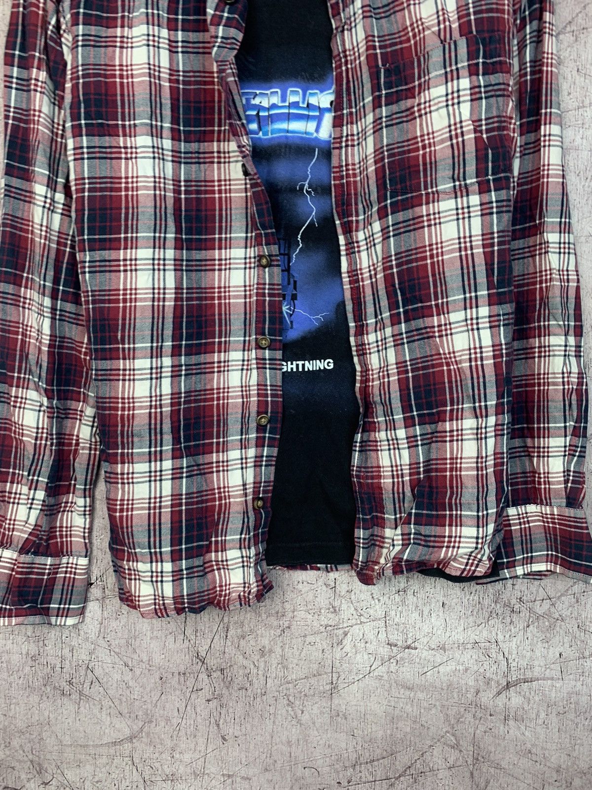 Flannel × Vintage Vintage Flannel Travis Style Y2K Shirt Size US M / EU 48-50 / 2 - 3 Thumbnail