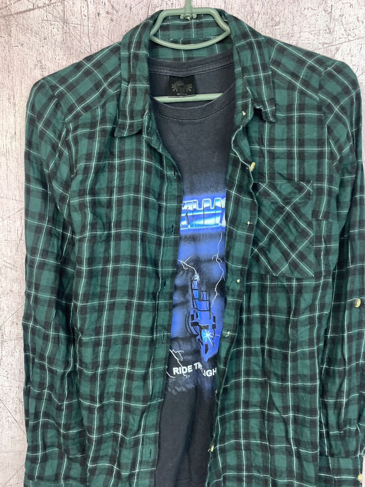Flannel × Vintage Vintage Flannel Y2K Shirt Size US S / EU 44-46 / 1 - 2 Thumbnail