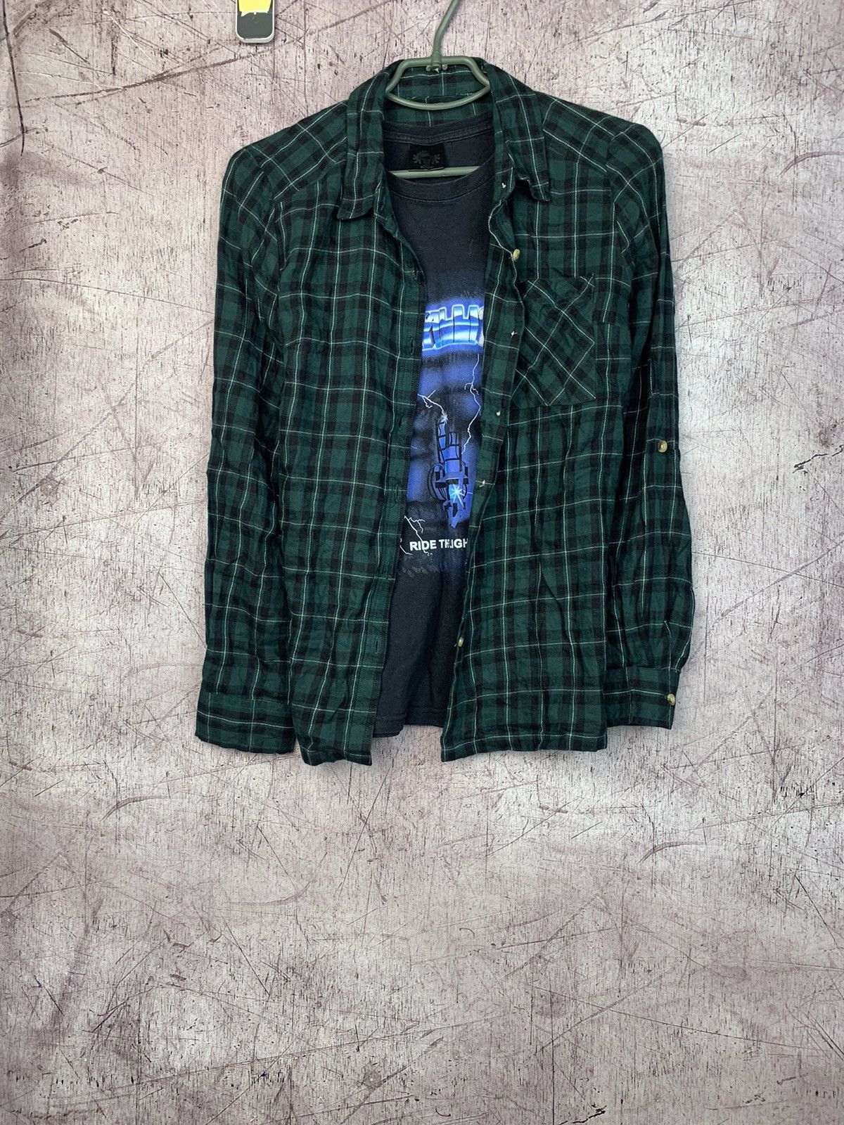 Flannel × Vintage Vintage Flannel Y2K Shirt Size US S / EU 44-46 / 1 - 1 Thumbnail