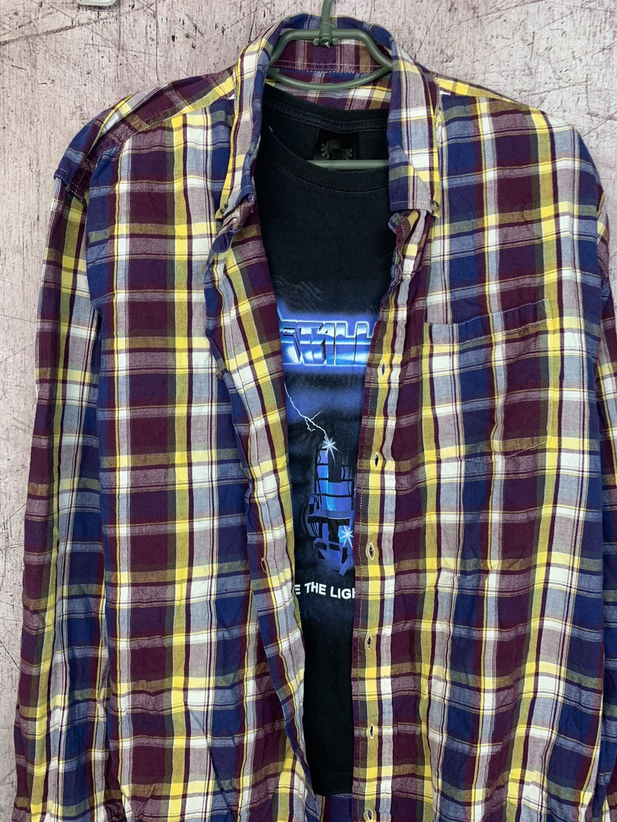 Flannel × Vintage Vintage Flannel Travis Style Y2K Shirt Size US L / EU 52-54 / 3 - 2 Thumbnail