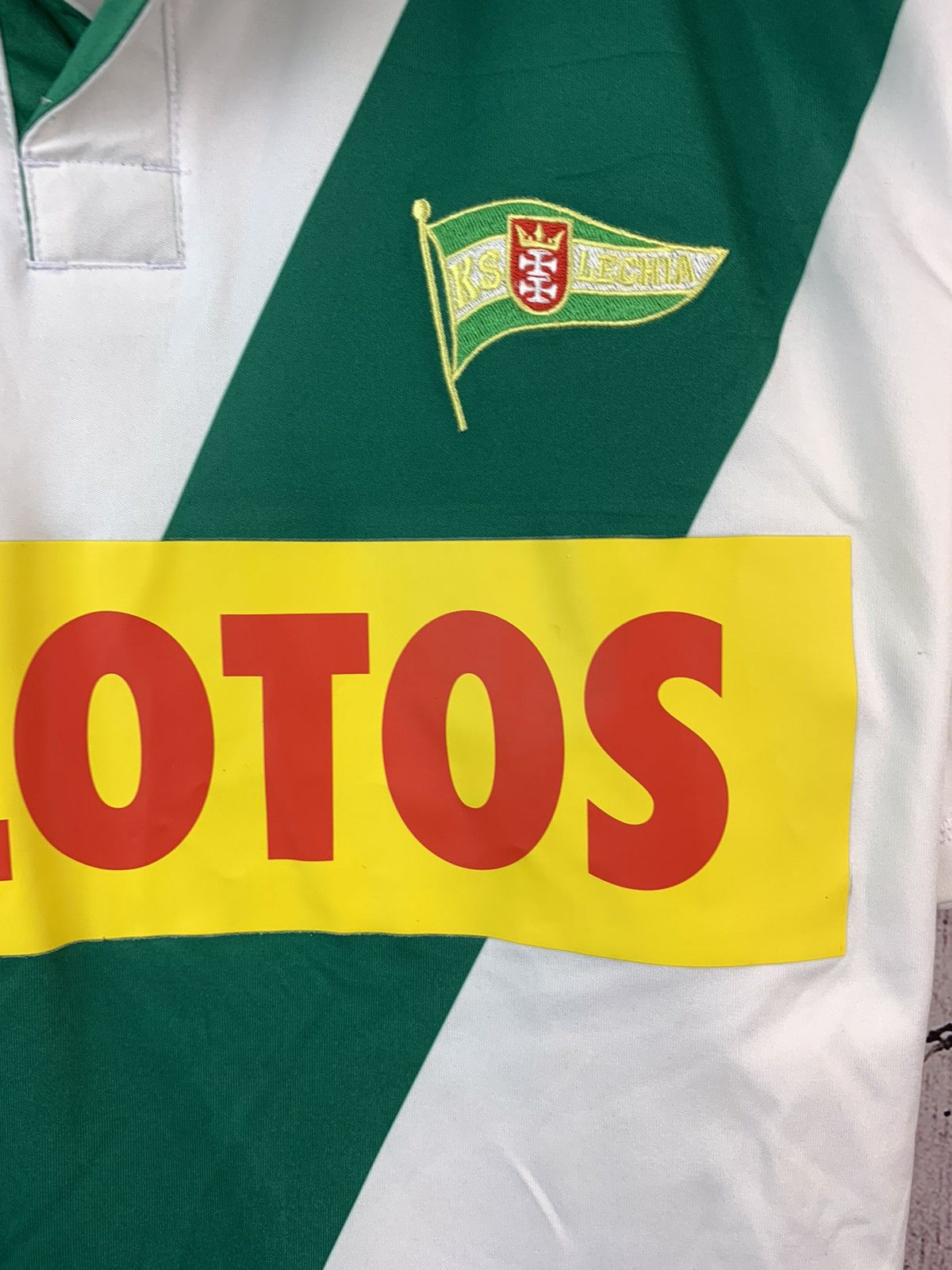 Adidas × Vintage Adidas Lechia Gdansk Jersey T-Shirt Size US L / EU 52-54 / 3 - 4 Thumbnail