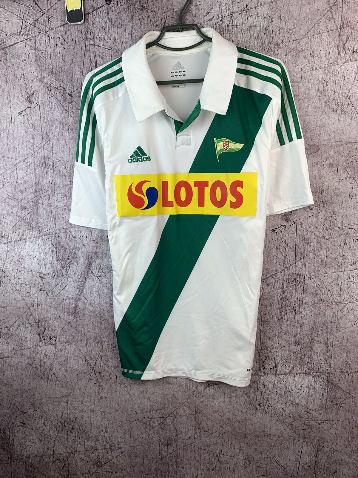 Adidas × Vintage Adidas Lechia Gdansk Jersey T-Shirt Size US L / EU 52-54 / 3 - 1 Thumbnail