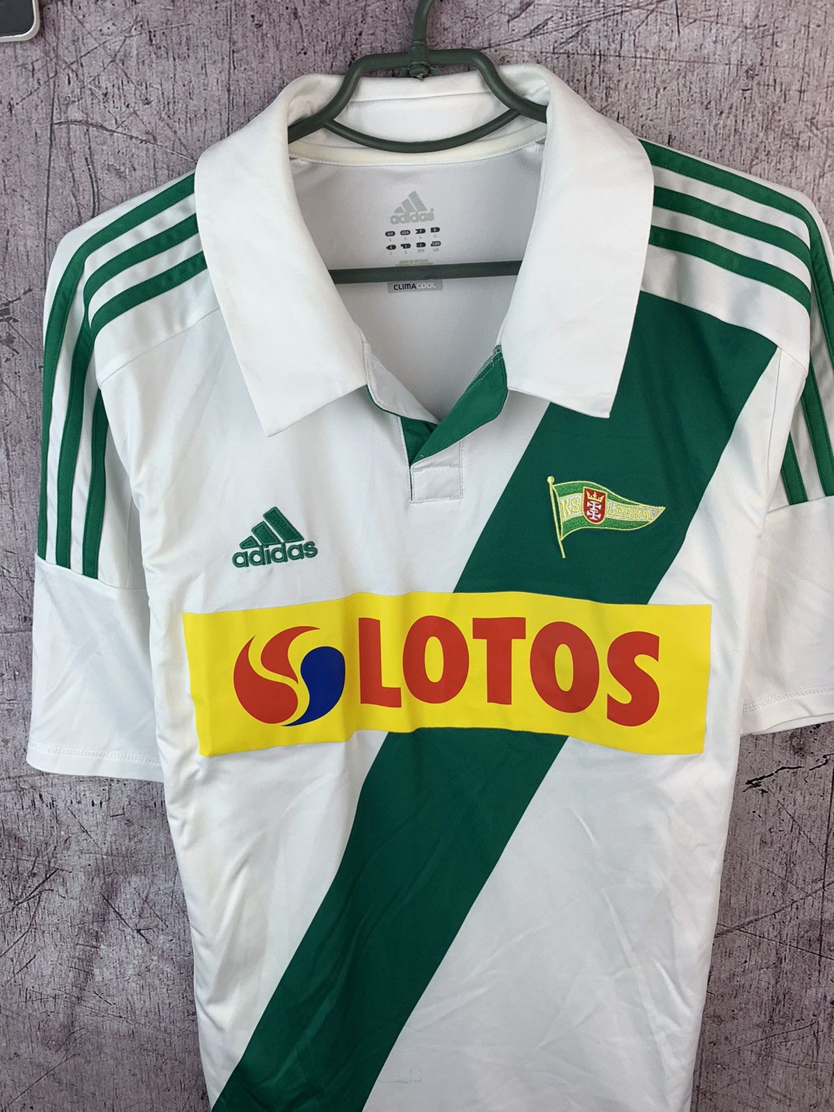 Adidas × Vintage Adidas Lechia Gdansk Jersey T-Shirt Size US L / EU 52-54 / 3 - 2 Thumbnail