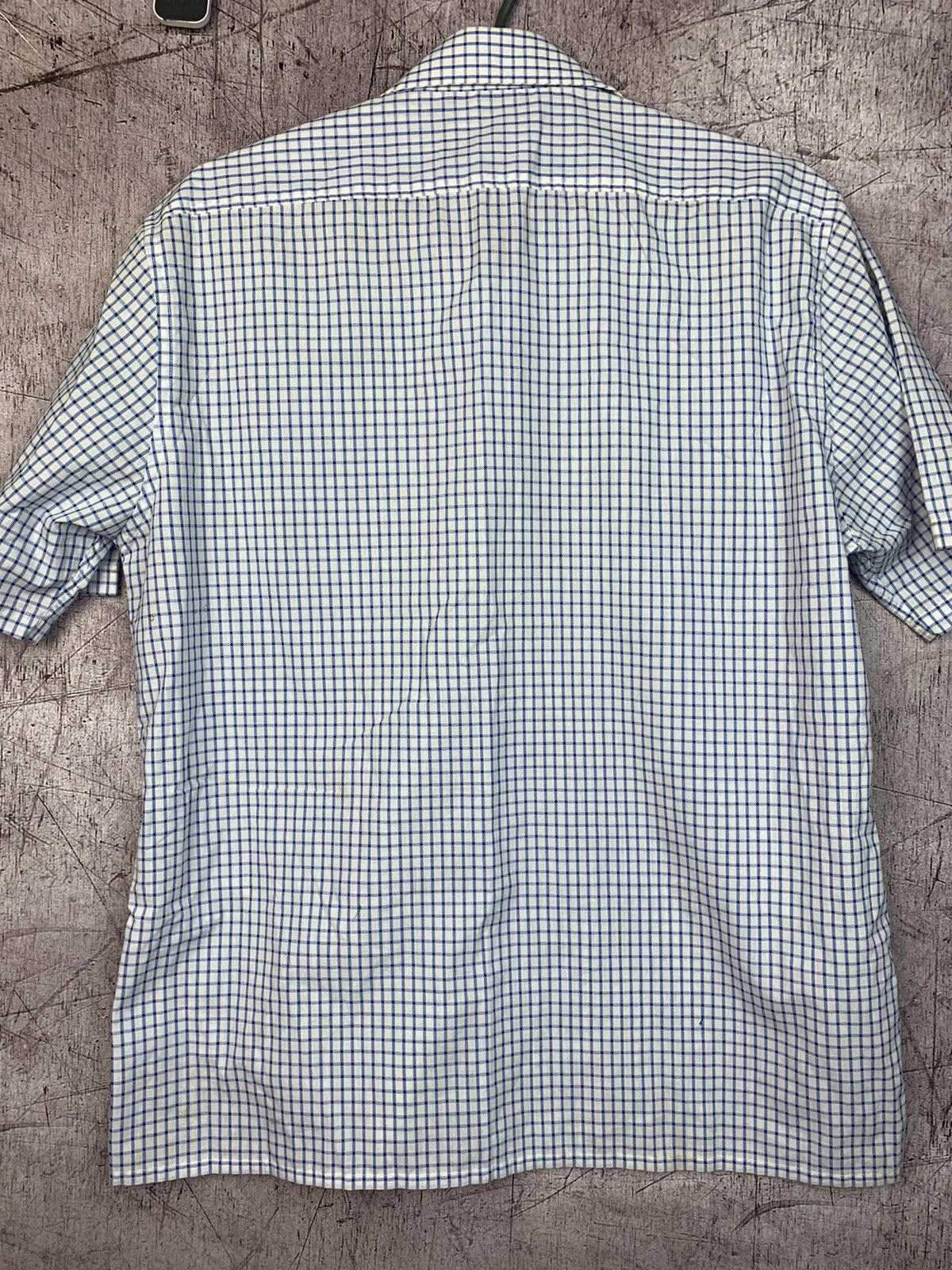 Vintage × Yves Saint Laurent Yves Saint Laurent YSL Mens Shorts Sleeve Shirt Size US L / EU 52-54 / 3 - 8 Thumbnail