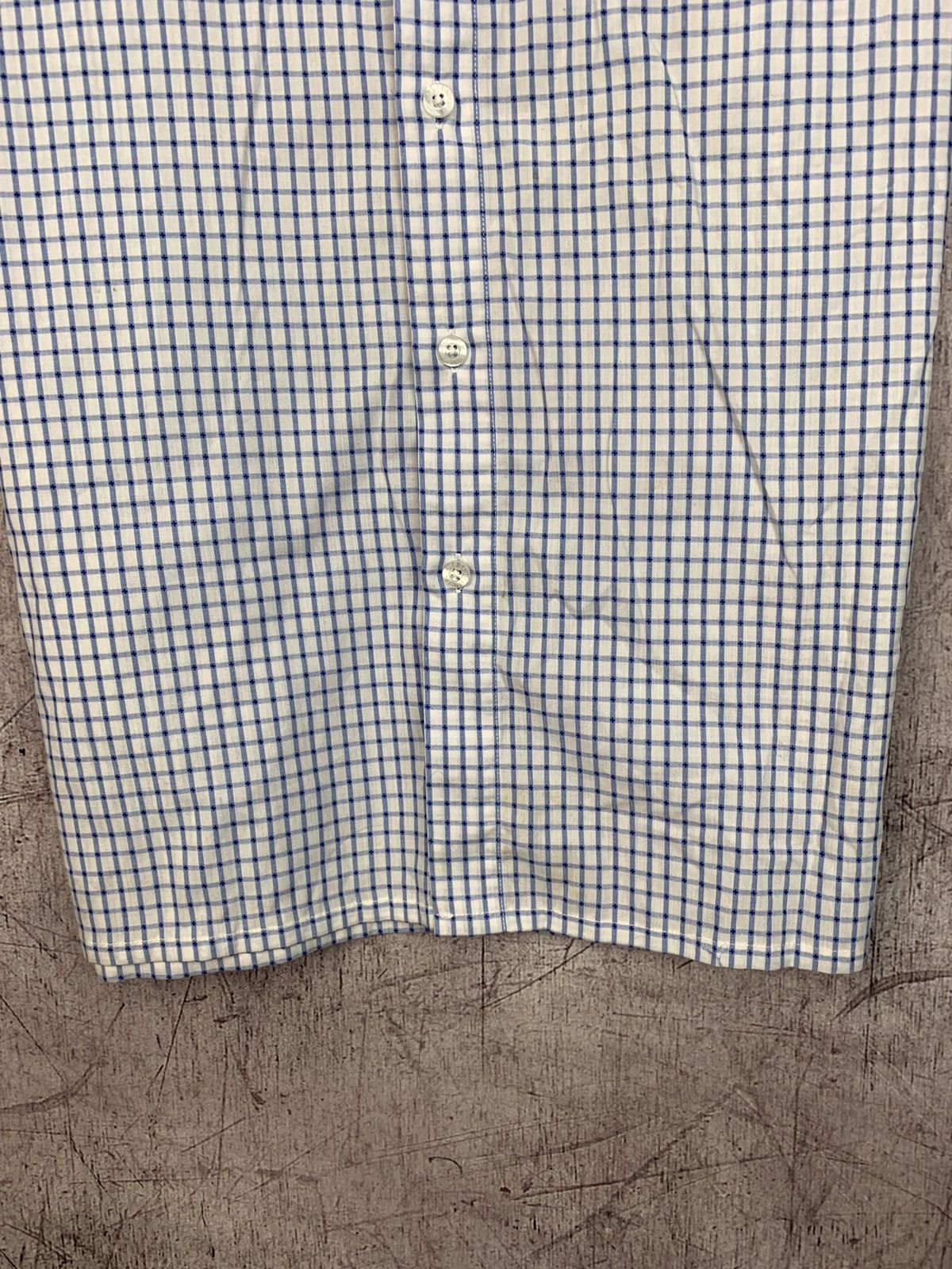 Vintage × Yves Saint Laurent Yves Saint Laurent YSL Mens Shorts Sleeve Shirt Size US L / EU 52-54 / 3 - 3 Thumbnail