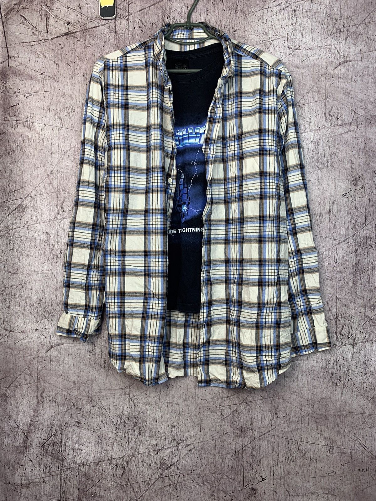 Flannel Vintage Flannel Travis Y2K Shirt Size US L / EU 52-54 / 3 - 1 Thumbnail