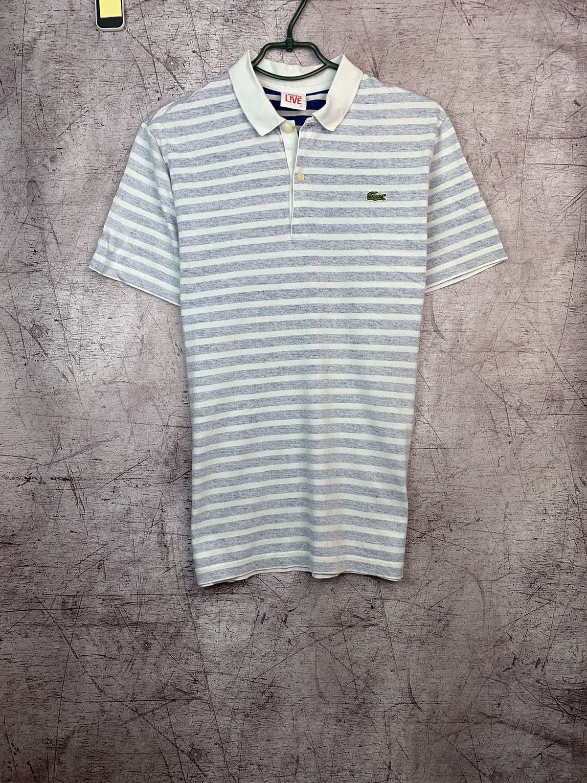 Lacoste Lacoste Live Mens Striped Polo Shirt Size US M / EU 48-50 / 2 - 1 Thumbnail