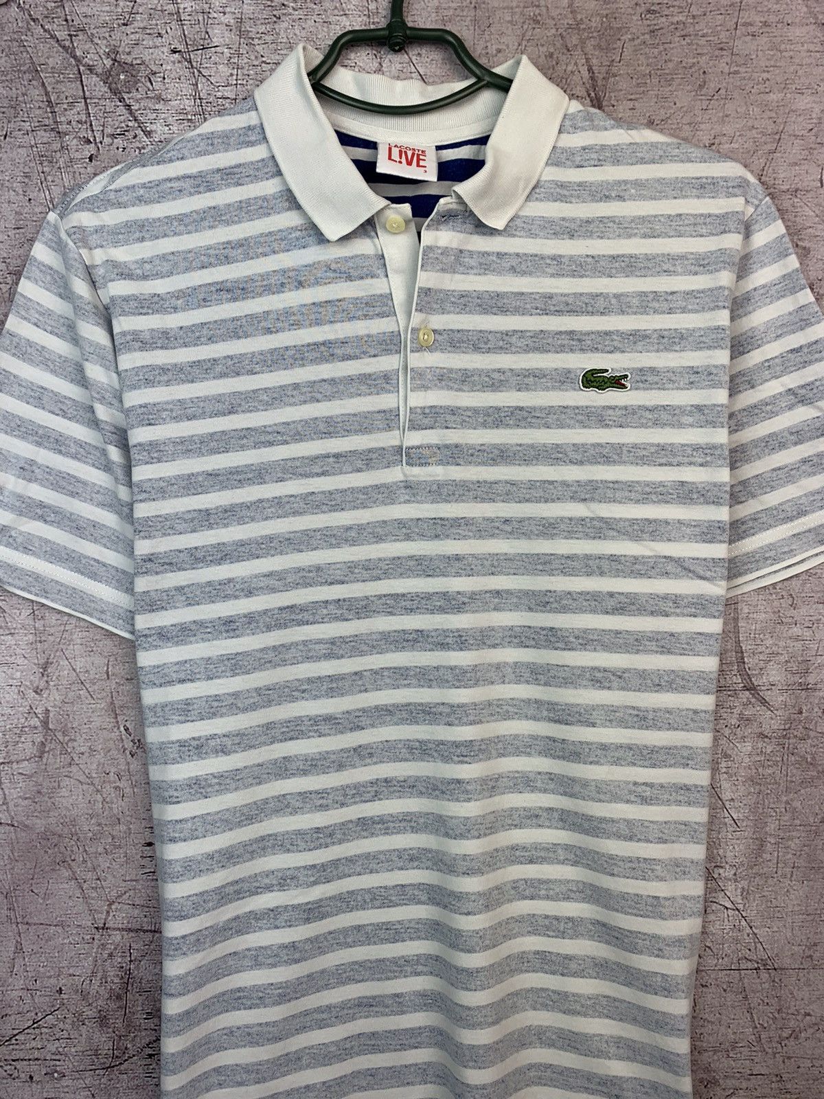 Lacoste Lacoste Live Mens Striped Polo Shirt Size US M / EU 48-50 / 2 - 2 Thumbnail