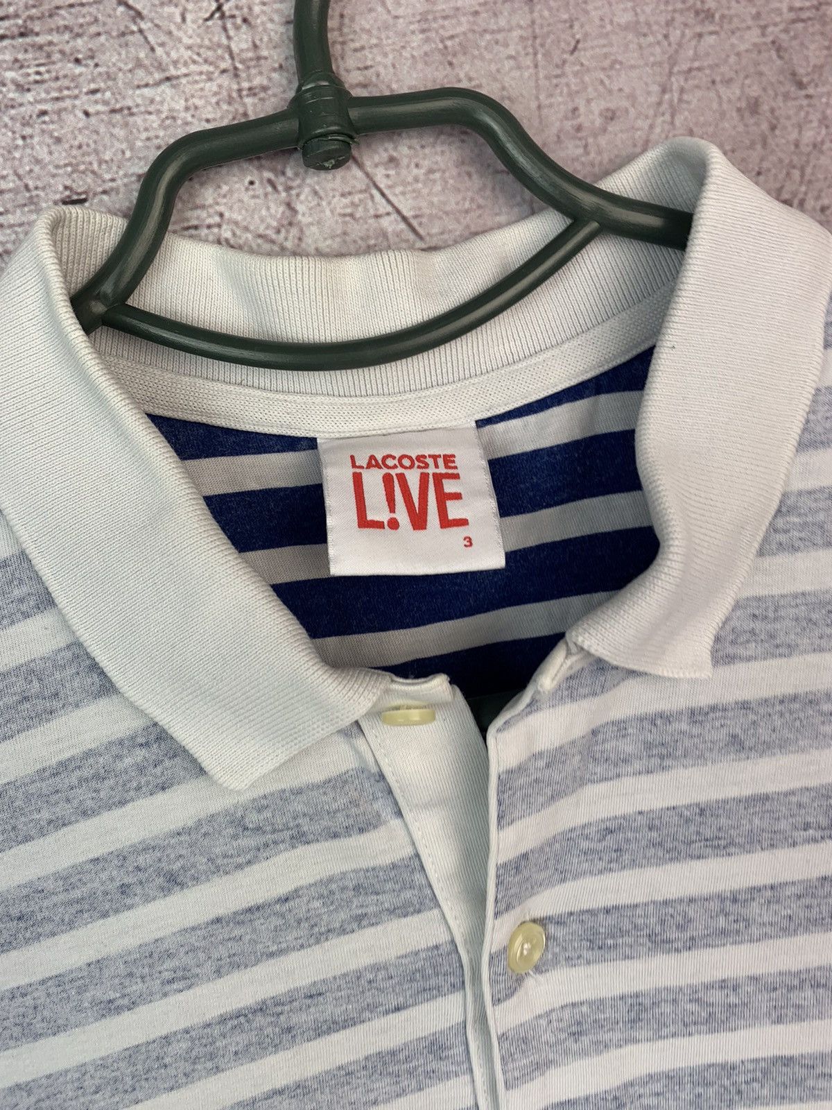 Lacoste Lacoste Live Mens Striped Polo Shirt Size US M / EU 48-50 / 2 - 4 Thumbnail